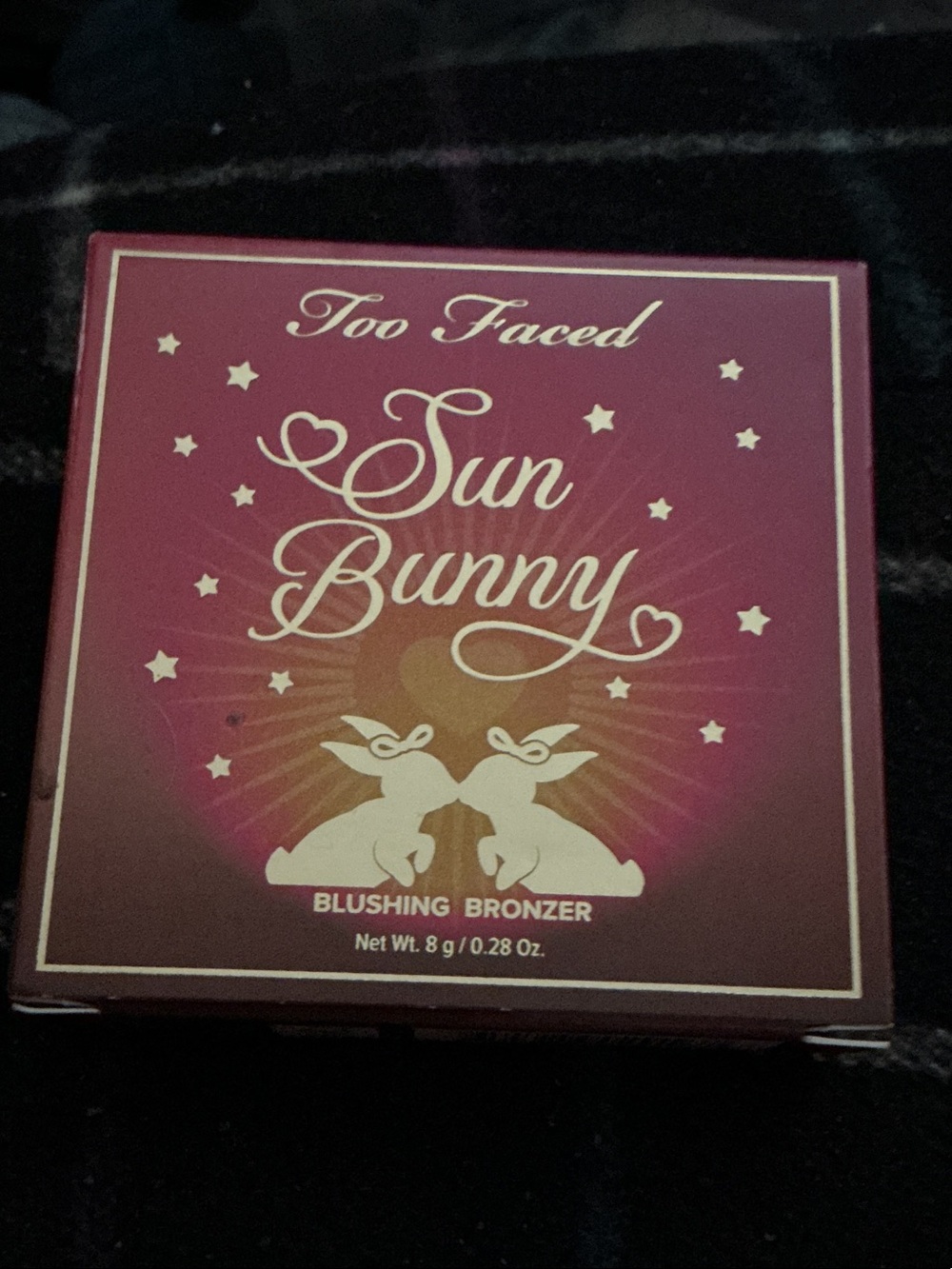 Too Faced Sun Bunny Blushing Bronzer - Deep Pink & Gold Accents
